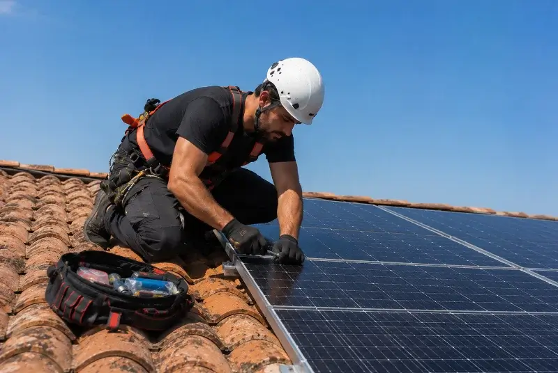 Maintenance et monitoring de panneaux solaires à Budos