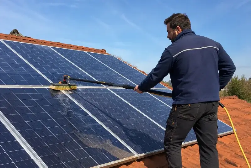 Nettoyage et entretien de panneaux solaires à Budos